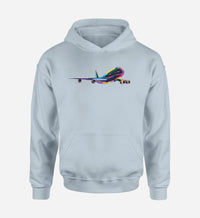 Thumbnail for Multicolor Airplane Designed Hoodies