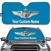 Thumbnail for Custom Name (US Air Force & Star) Designed Car Sun Shade