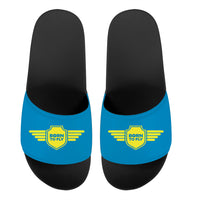 Thumbnail for Born To Fly & Badge Designed Sport Slippers