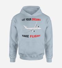 Thumbnail for Let Your Dreams Take Flight Designed Hoodies