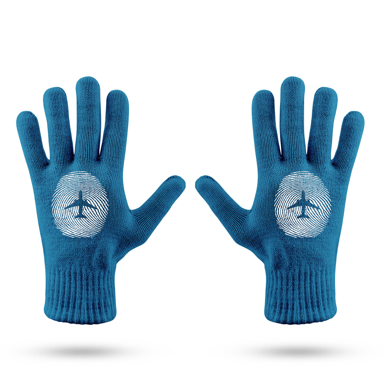 Aviation Finger Print Designed Gloves