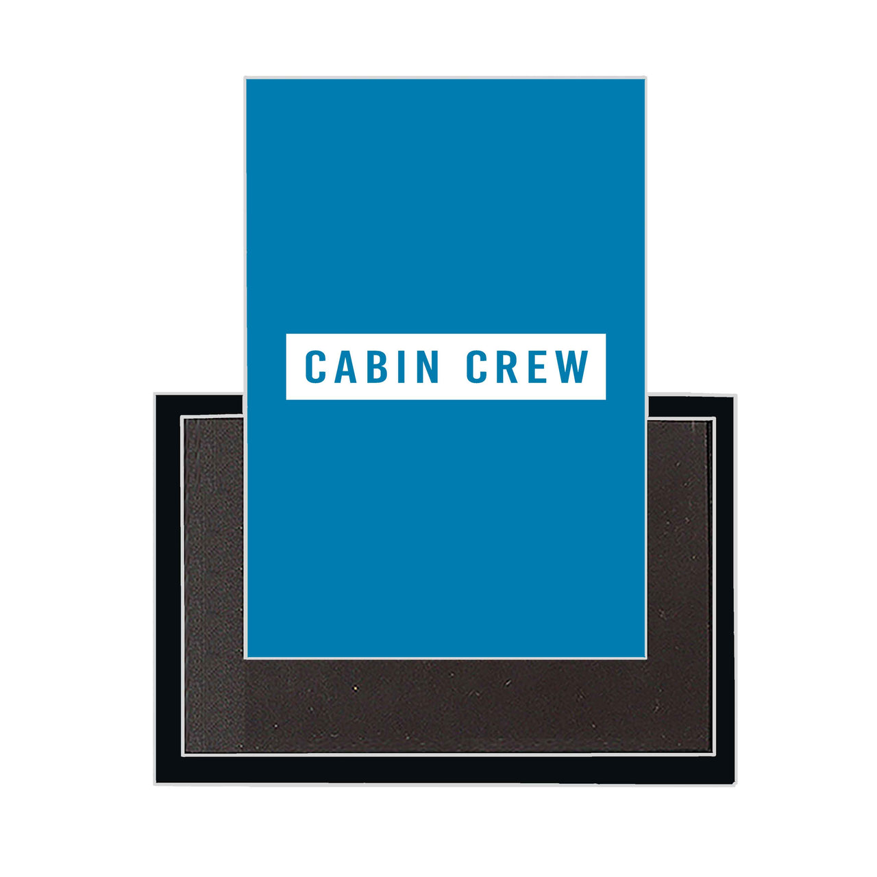 Cabin Crew Text Designed Magnets