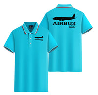 Thumbnail for Airbus A320 Printed Designed Stylish Polo T-Shirts (Double-Side)
