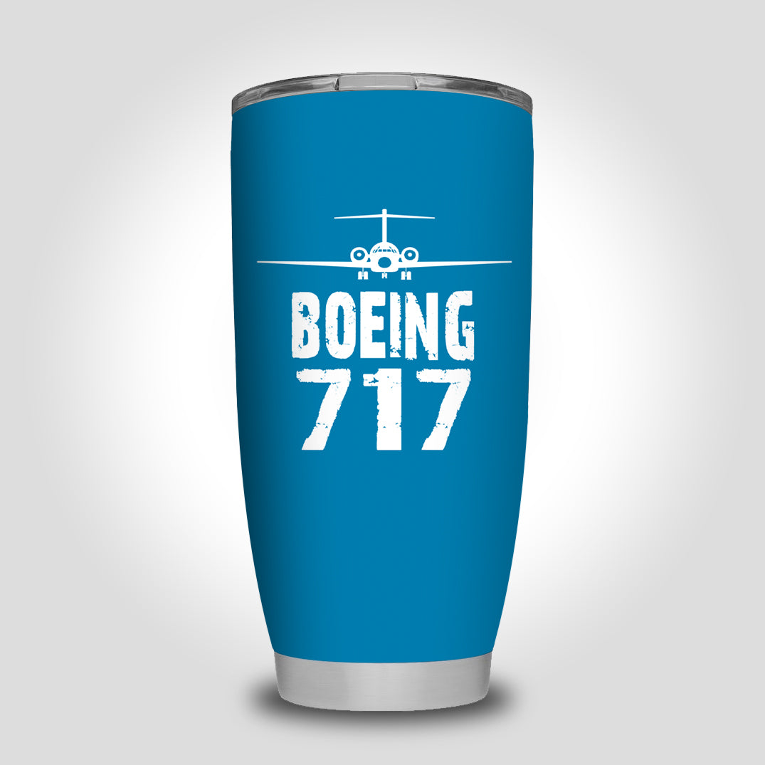 Boeing 717 & Plane Designed Tumbler Travel Mugs