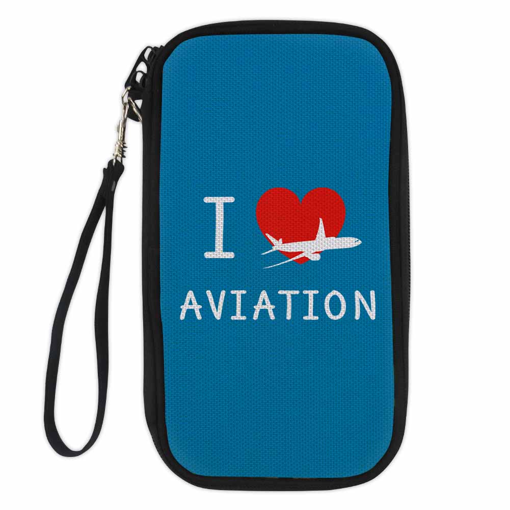 I Love Aviation Designed Travel Cases & Wallets