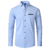 Thumbnail for Airbus & Text Designed Long Sleeve Shirts