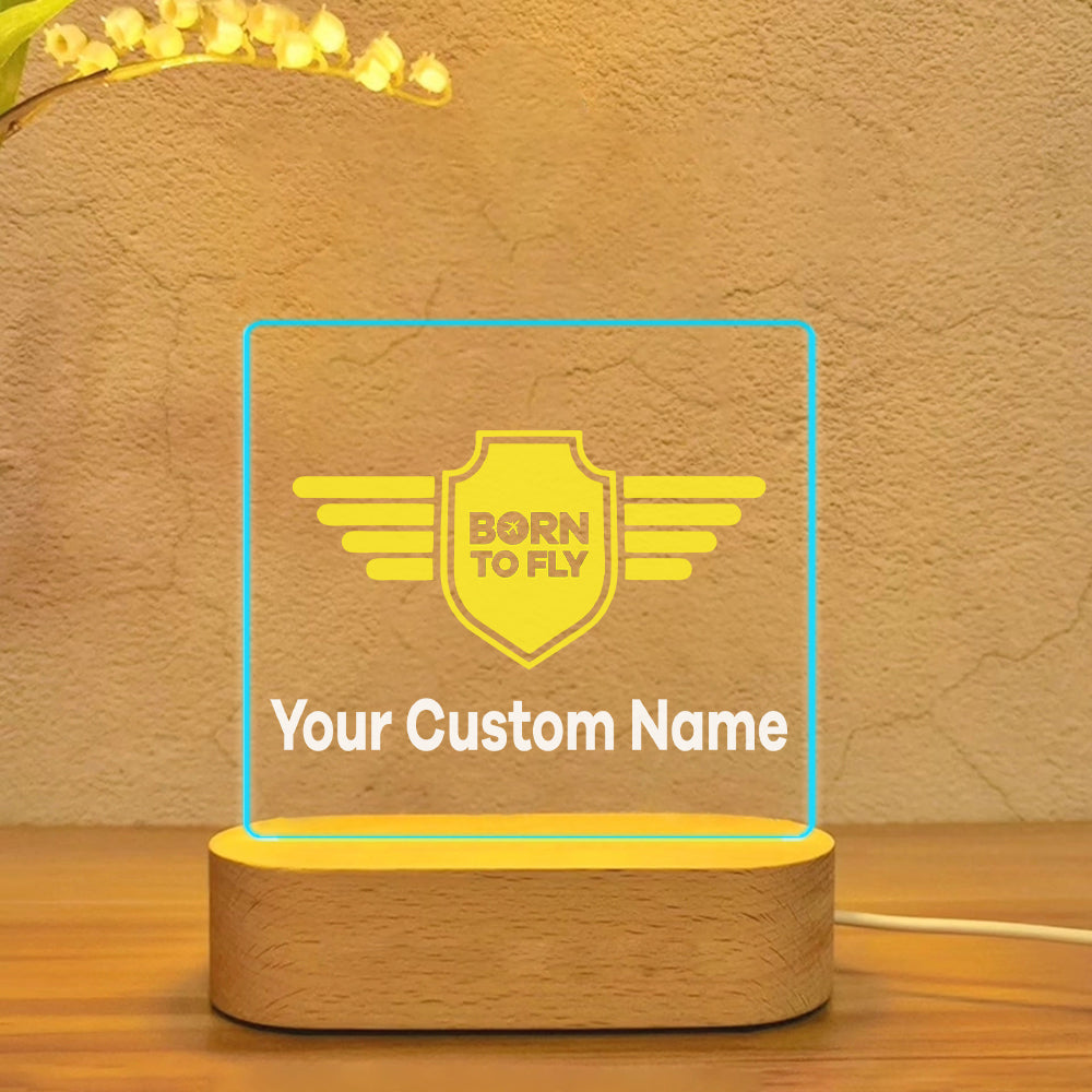 Custom Name (Badge 5) Designed Night Lamp
