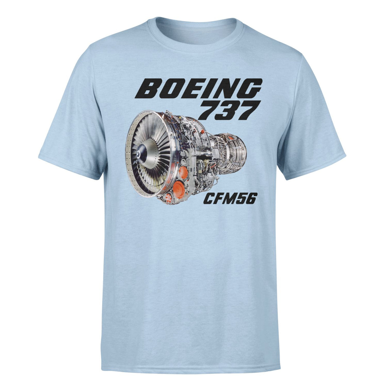 Boeing 737 Engine & CFM56 Designed T-Shirts