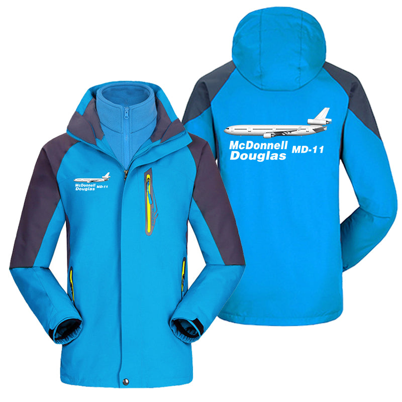 The McDonnell Douglas MD-11 Designed Thick Skiing Jackets