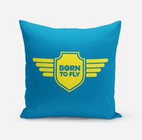 Thumbnail for Born To Fly & Badge Designed Pillows