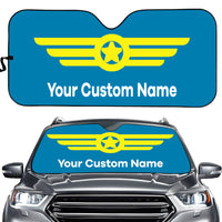 Thumbnail for Custom Name (Badge 1) Designed Car Sun Shade