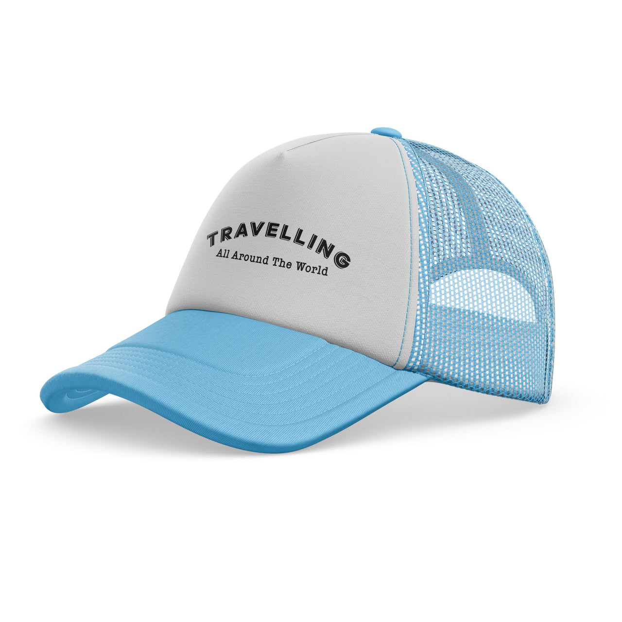 Travelling All Around The World Designed Trucker Caps & Hats
