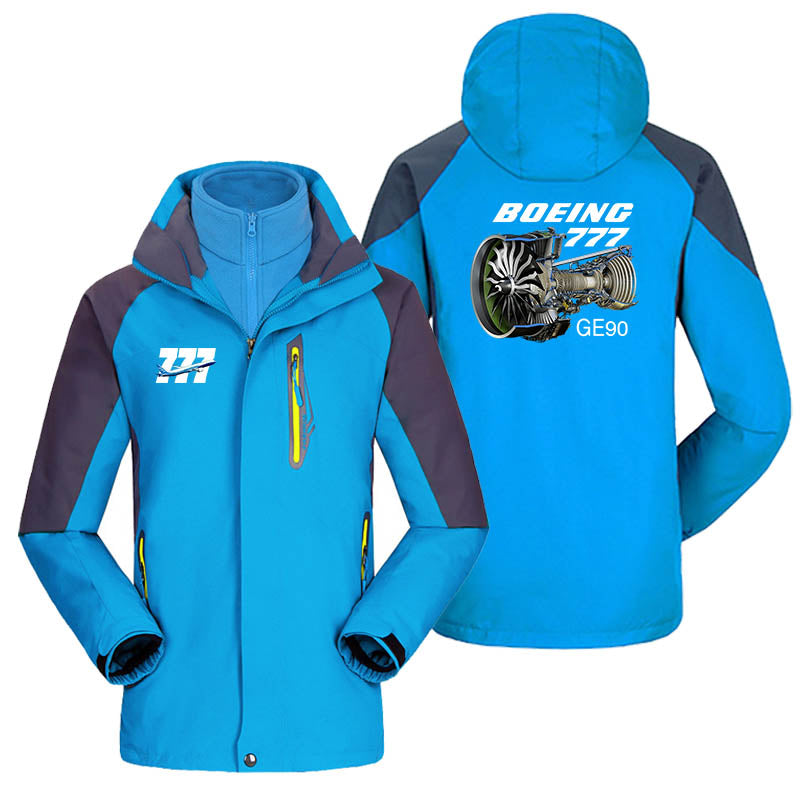 Boeing 777 & GE90 Engine Designed Thick Skiing Jackets