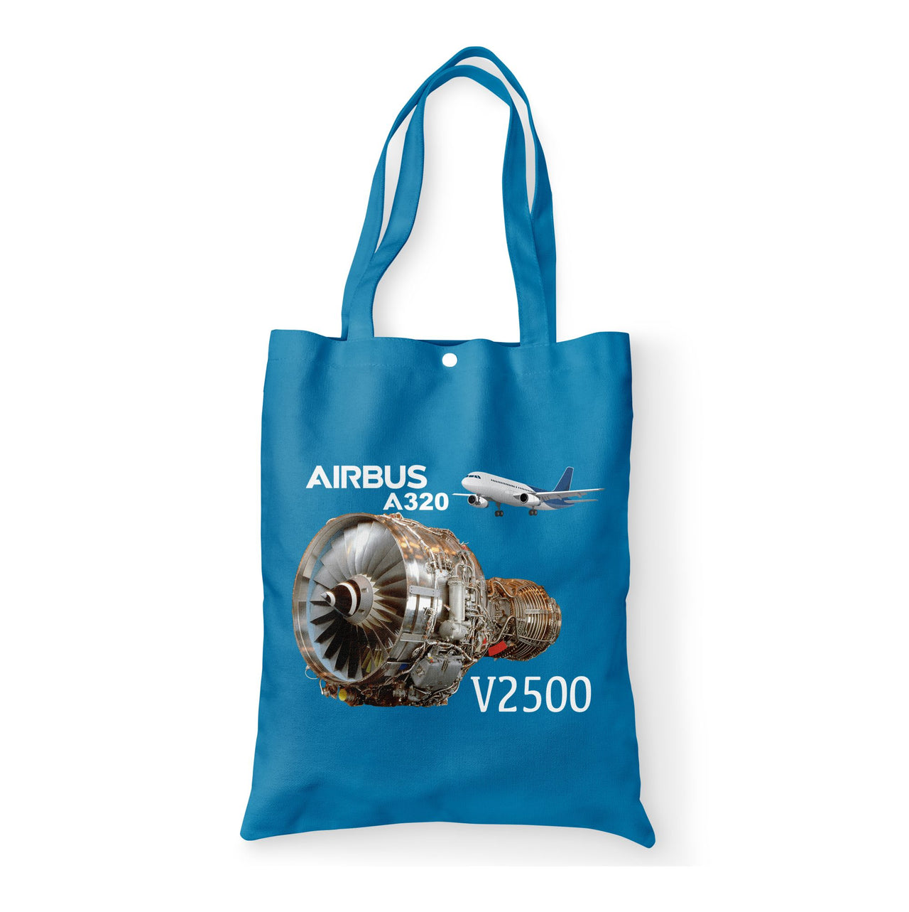 Airbus A320 & V2500 Engine Designed Tote Bags