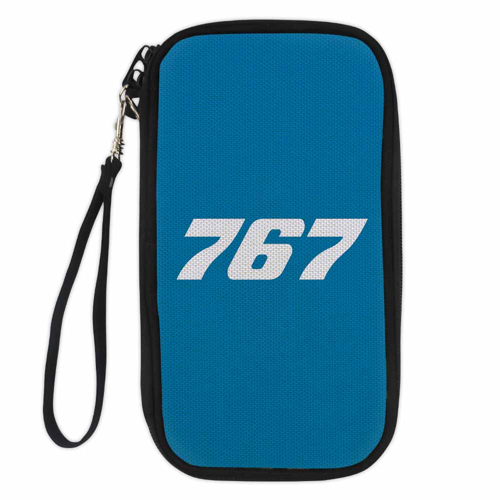 767 Flat Text Designed Travel Cases & Wallets