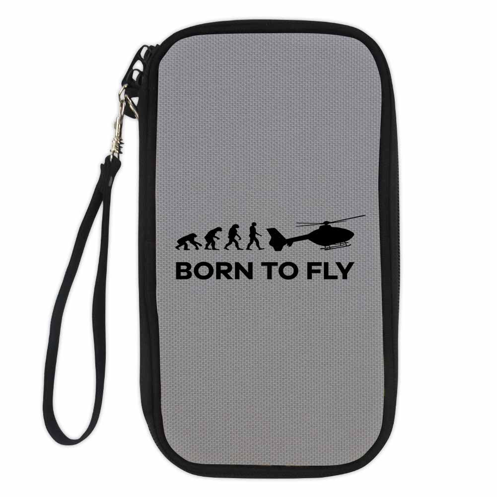 Born To Fly Helicopter Designed Travel Cases & Wallets