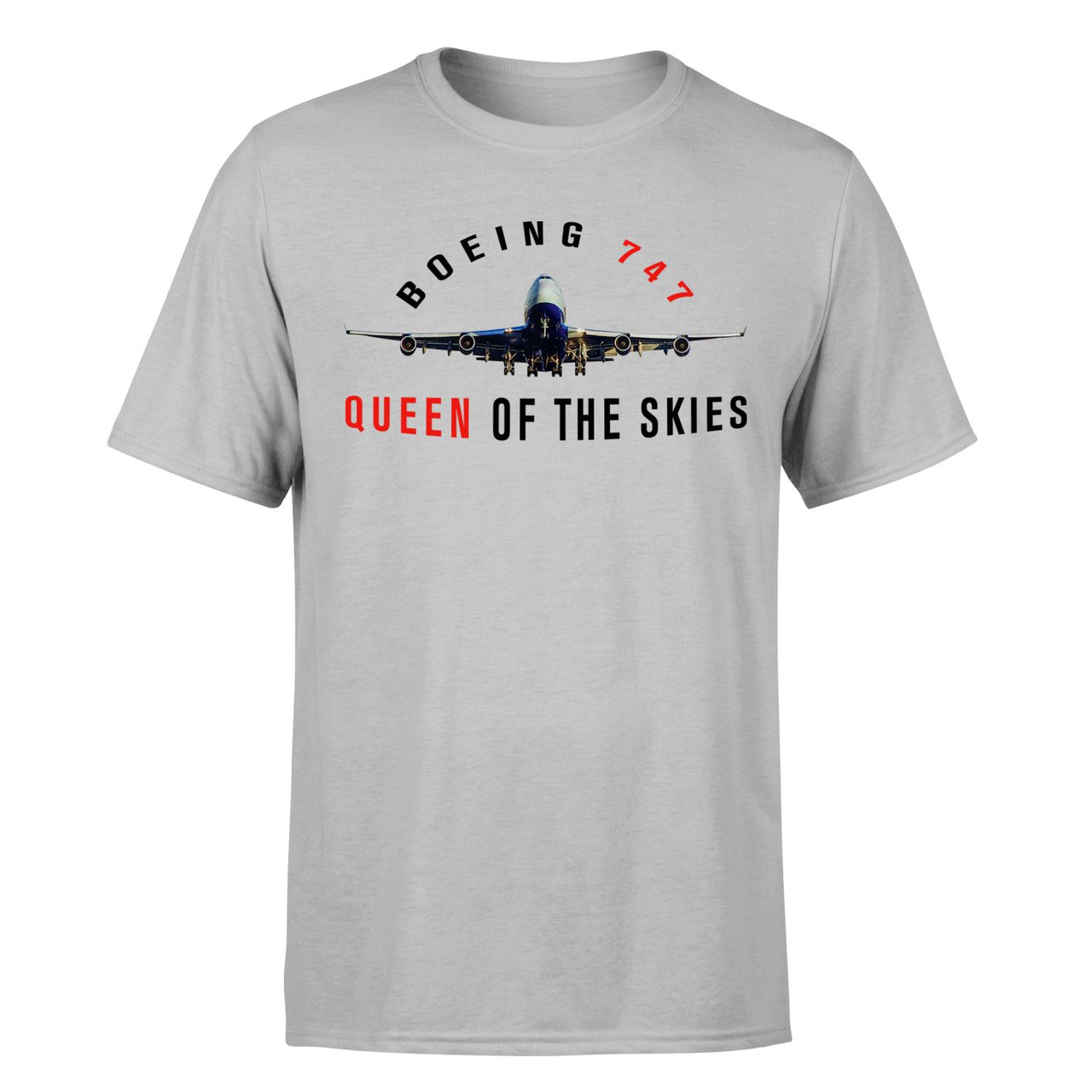 Boeing 747 Queen of the Skies Designed T-Shirts