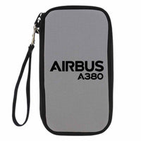 Thumbnail for Airbus A380 & Text Designed Travel Cases & Wallets