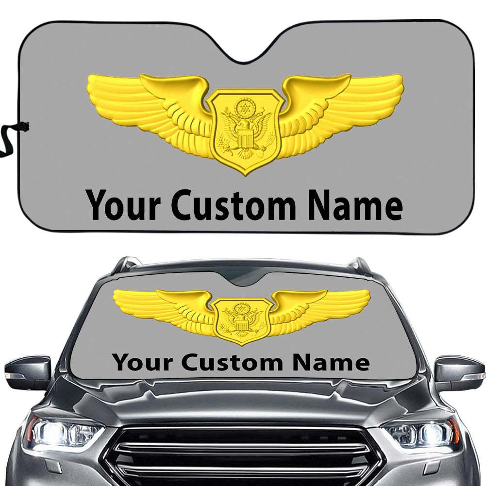 Custom Name (Special US Air Force) Designed Car Sun Shade