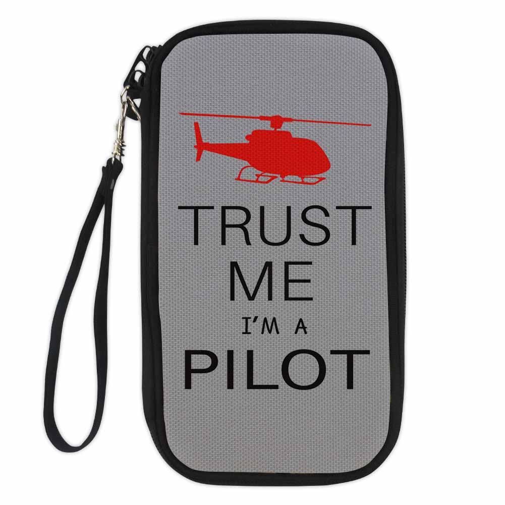 Trust Me I'm a Pilot (Helicopter) Designed Travel Cases & Wallets