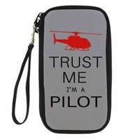 Thumbnail for Trust Me I'm a Pilot (Helicopter) Designed Travel Cases & Wallets