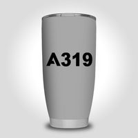 Thumbnail for A319 Flat Text Designed Tumbler Travel Mugs
