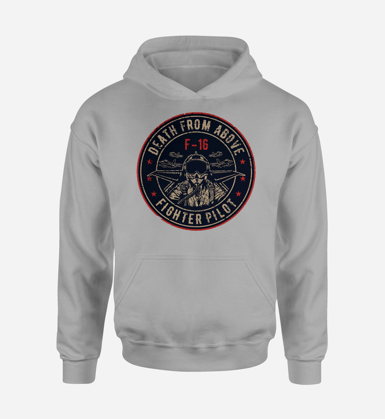 Fighting Falcon F16 - Death From Above Designed Hoodies