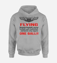 Thumbnail for Flying One Ball Designed Hoodies