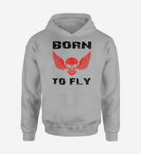 Thumbnail for Born To Fly SKELETON Designed Hoodies