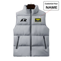 Thumbnail for ATR & Text Designed Puffy Vests