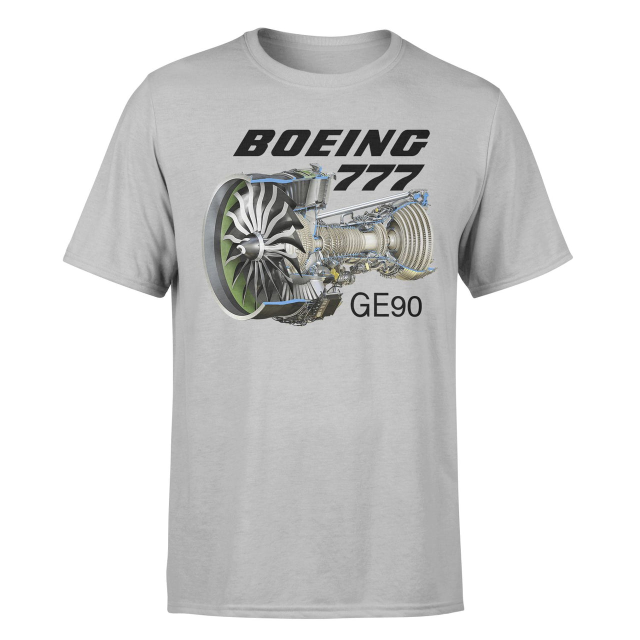 Boeing 777 & GE90 Engine Designed T-Shirts