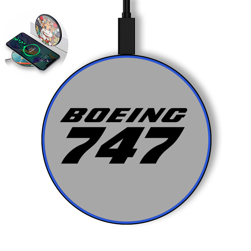 Boeing 747 & Text Designed Wireless Chargers
