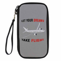 Thumbnail for Let Your Dreams Take Flight Designed Travel Cases & Wallets