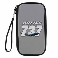 Thumbnail for Super Boeing 737+Text Designed Travel Cases & Wallets