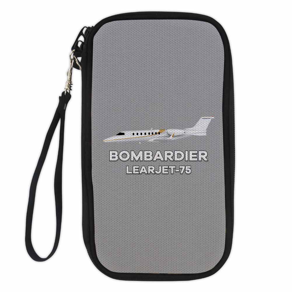 The Bombardier Learjet 75 Designed Travel Cases & Wallets
