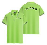 Thumbnail for Special BOEING Text Designed Stylish Polo T-Shirts (Double-Side)
