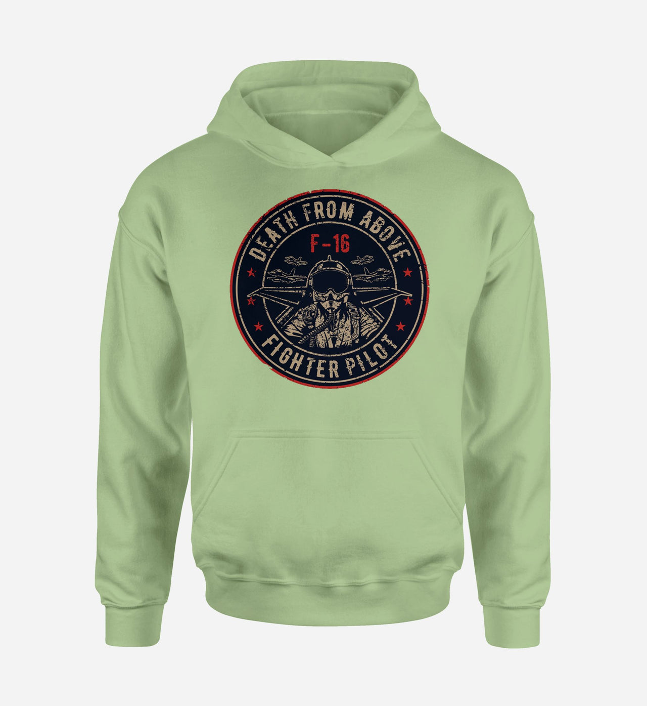 Fighting Falcon F16 - Death From Above Designed Hoodies