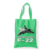 Thumbnail for The Lockheed Martin F22 Designed Tote Bags
