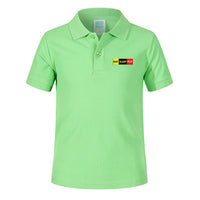 Thumbnail for Eat Sleep Fly (Colourful) Designed Children Polo T-Shirts