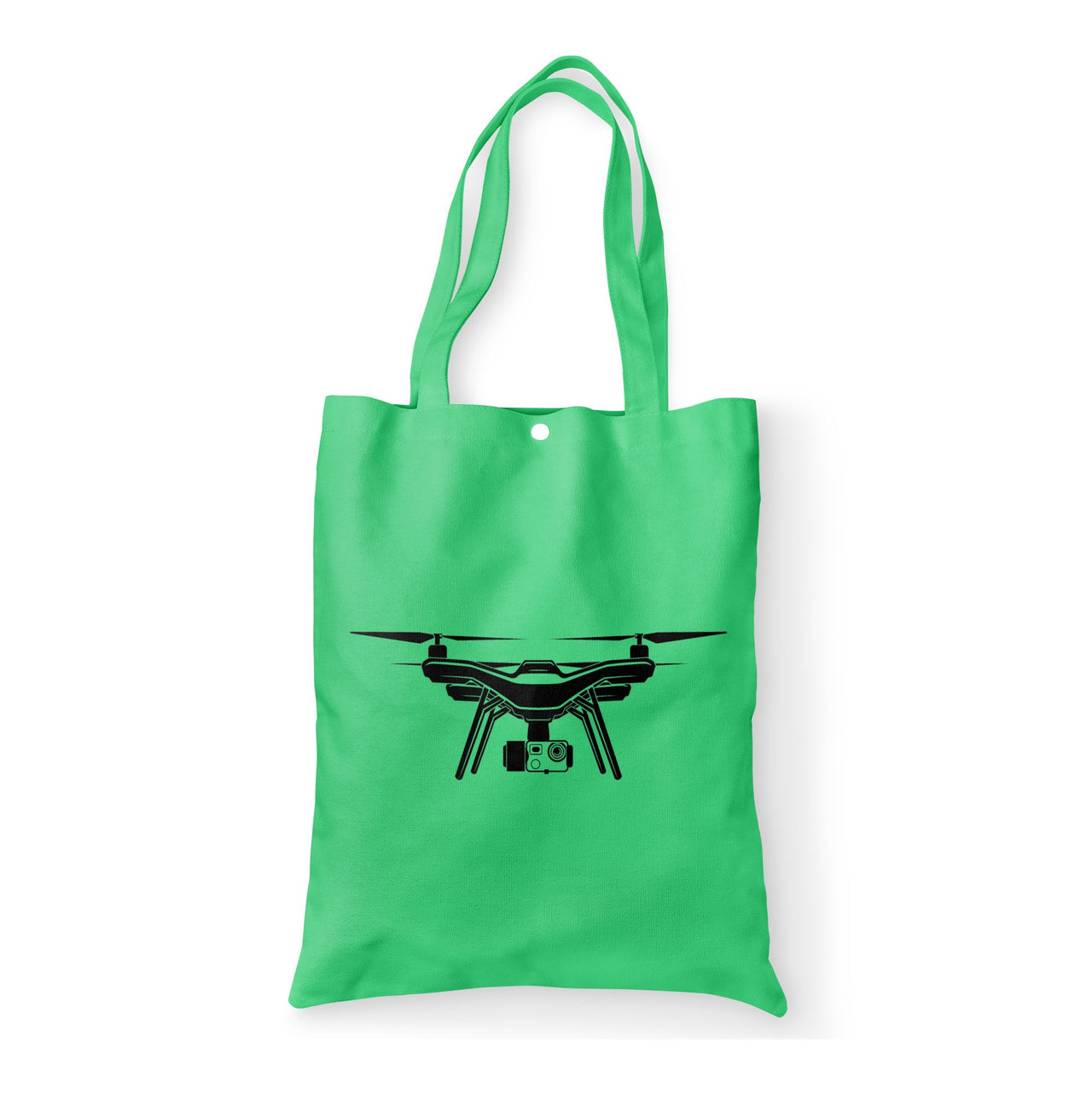 Drone Silhouette Designed Tote Bags