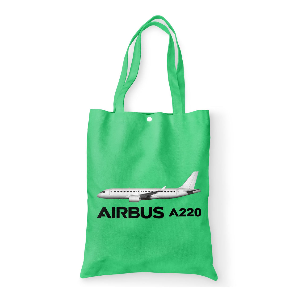 The Airbus A220 Designed Tote Bags