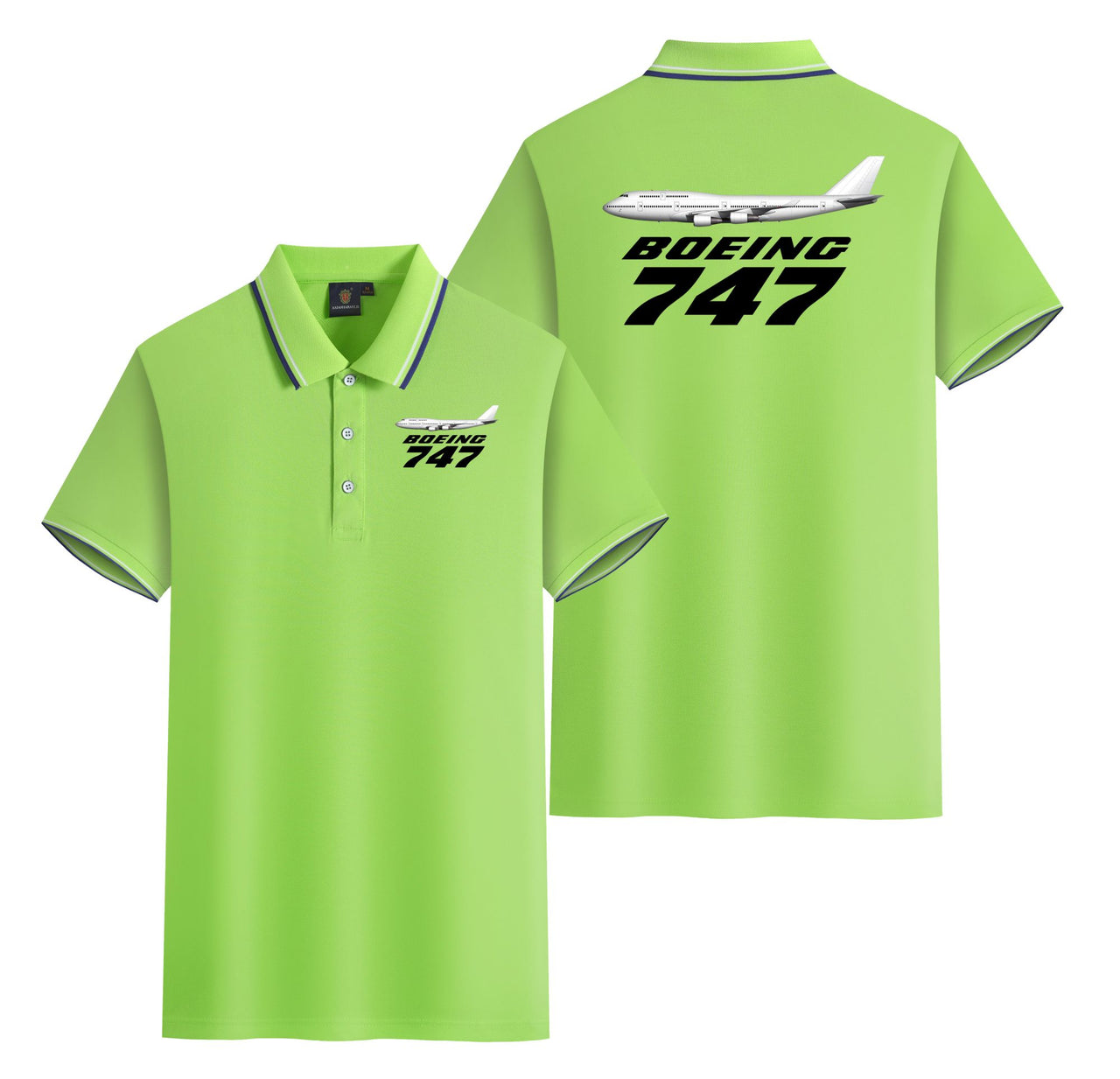 The Boeing 747 Designed Stylish Polo T-Shirts (Double-Side)