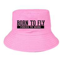 Thumbnail for Born To Fly Forced To Work Designed Summer & Stylish Hats