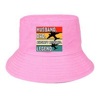 Thumbnail for Husband & Dad & Aircraft Mechanic & Legend Designed Summer & Stylish Hats