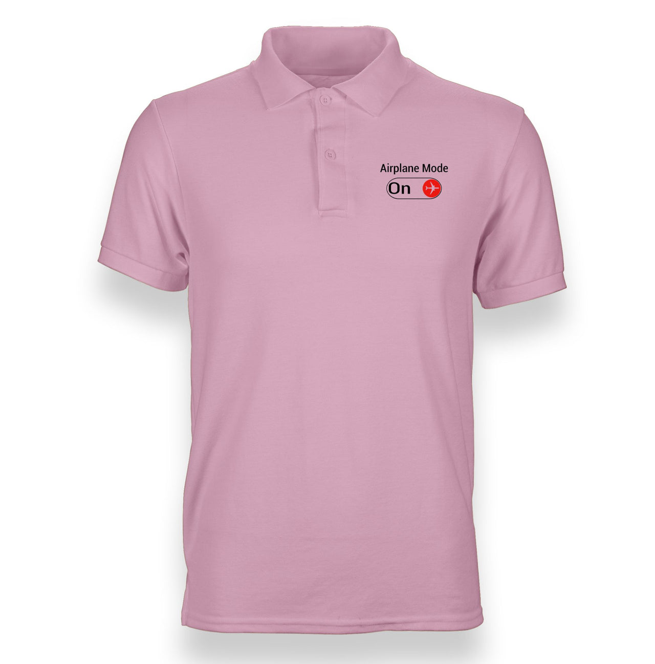 Airplane Mode On Designed "WOMEN" Polo T-Shirts