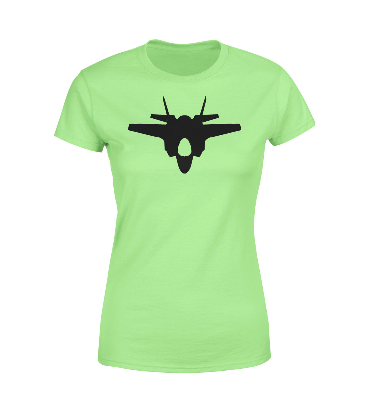 Lockheed Martin F-35 Lightning II Silhouette Designed Women T-Shirts