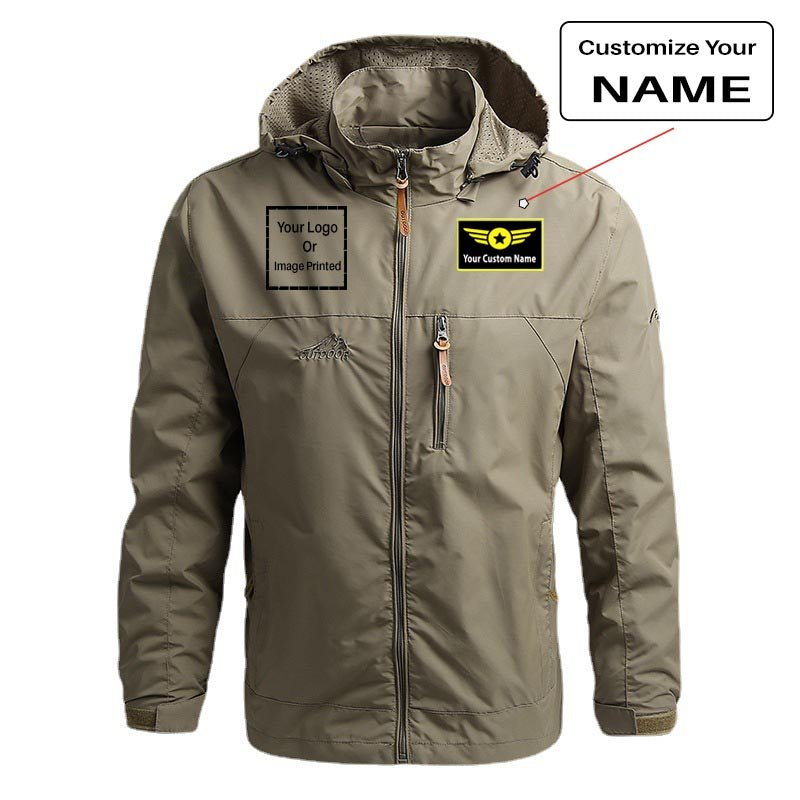 Custom Name + LOGO Designed Thin Stylish Jackets