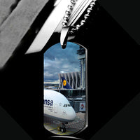 Thumbnail for Lufthansa's A380 At the Gate Designed Metal Necklaces