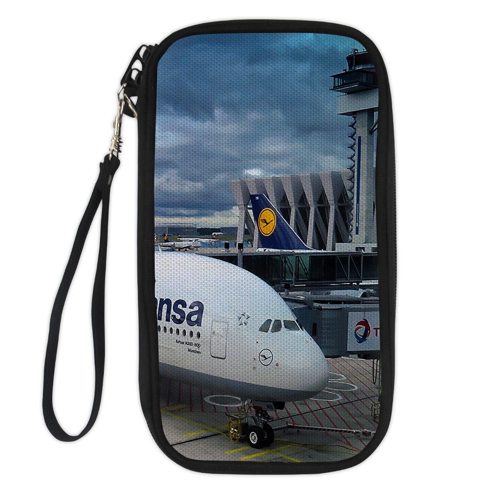 Lufthansa's A380 At the Gate Designed Travel Cases & Wallets