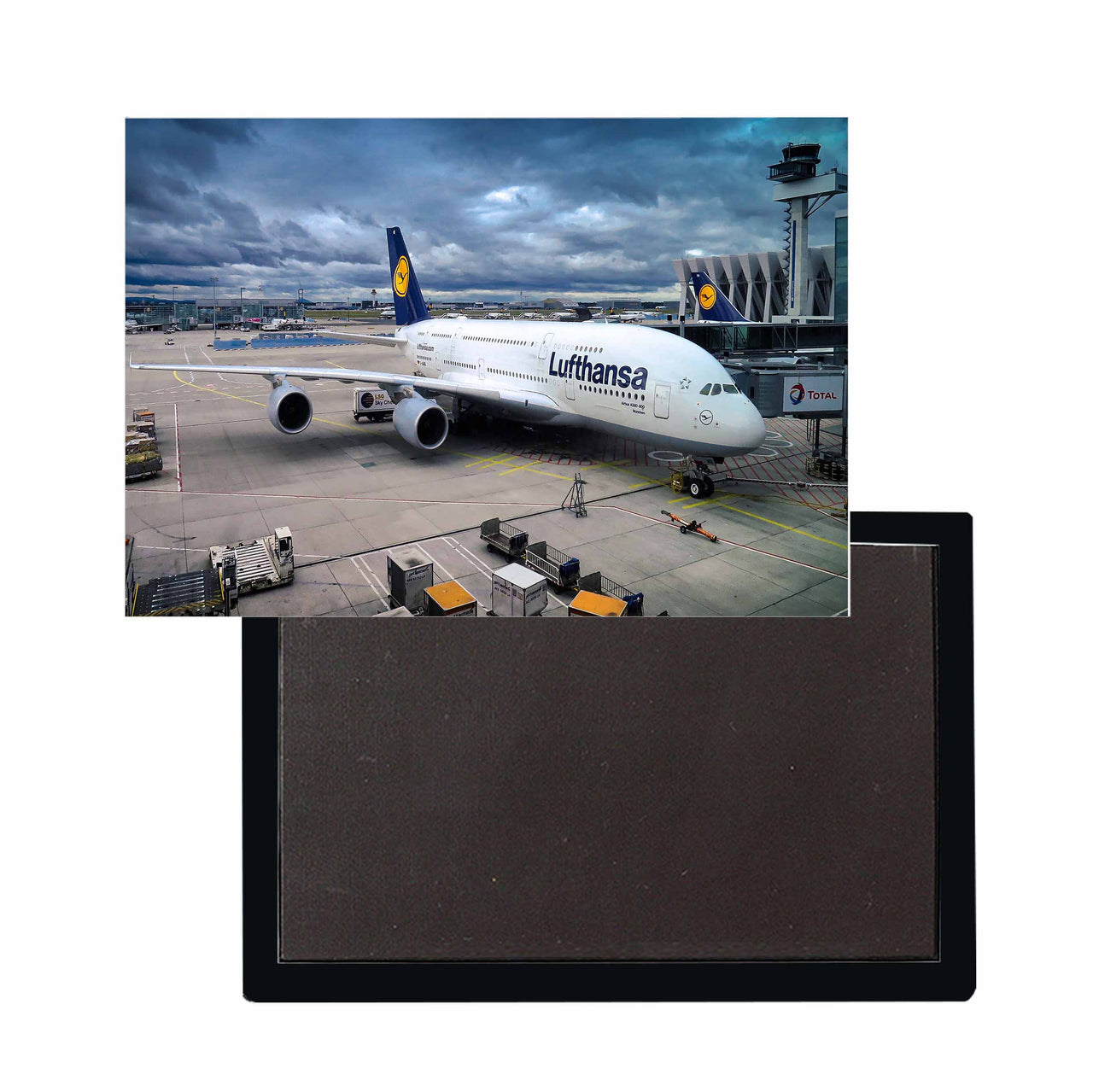 Lufthansa's A380 At the Gate Designed Magnets